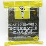 Golden Roasted Yaki Nori Seaweed Crispy 50 Nori Algae Sheets
