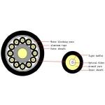 Black / White Armored Fiber Optic Patch Cable Water Proof Hydrolysis Resistant