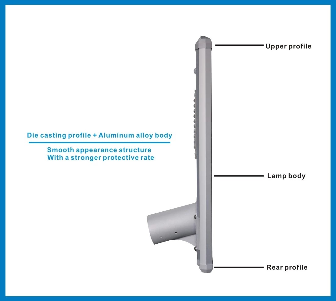 120w 180w Smart Solar Street Light , Integrated Type Solar Powered Led Street Lights