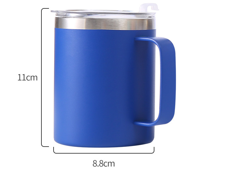 Custom Outdoor Coffee Cup Vacuum Insulated Camping Mug With Lid Double-Layer Stainless Steel Travel Mug