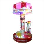 110V 220V Children's Horse Carousel Kiddie Ride Coin Operated