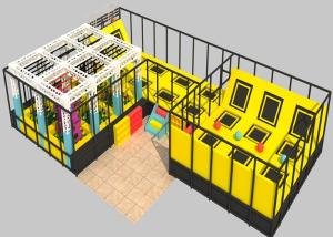 China Customized Indoor Trampoline Park Playground Center Equipment With Dodge Ball wholesale