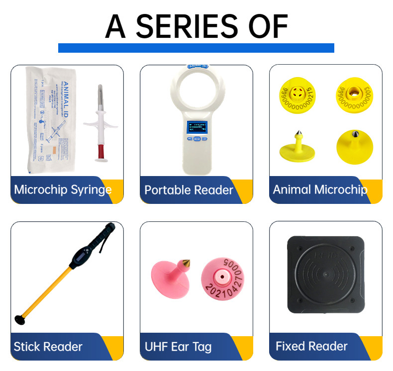 2.12*12mm ISO Transponder Microchip ISO11784 / 5 FDX - B International Standard Injectable Transponders