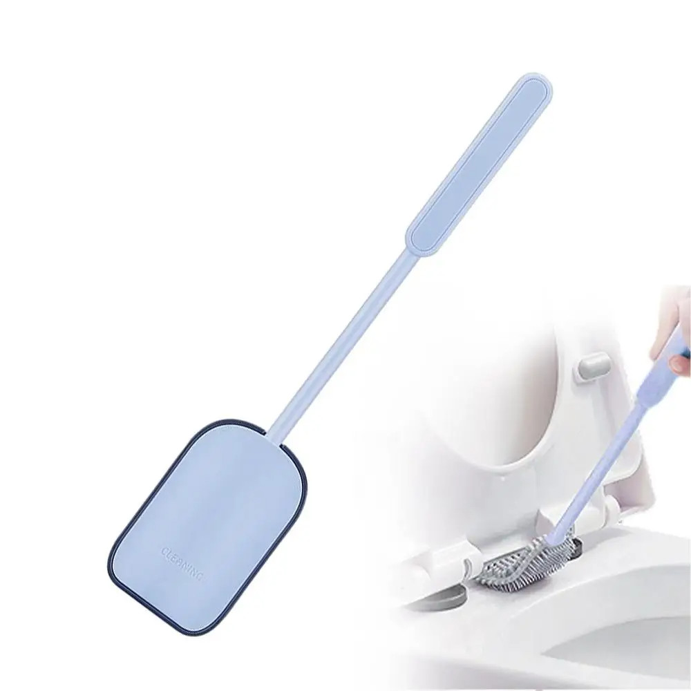 39.6cm Toilet Bowl Brush Silicone Wall Mounted Anti-Roll Anti-Drip Suitable for Travel Trailers and Campers RVers for RVers