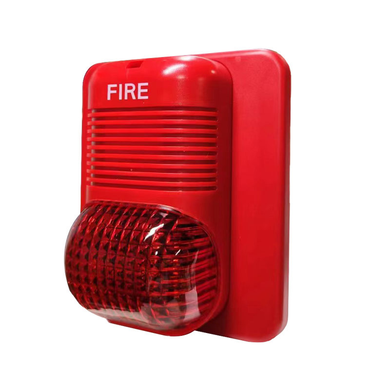 Wall-Mounted 24V DC Conventional Fire Alarm Panel with High-Intensity Strobe & Loud Audible Alert​
