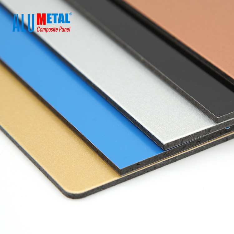 3mm Acm Exterior Fireproof Aluminum Composite Panel 1570mm Curtain Wall Colours FEVE Coating