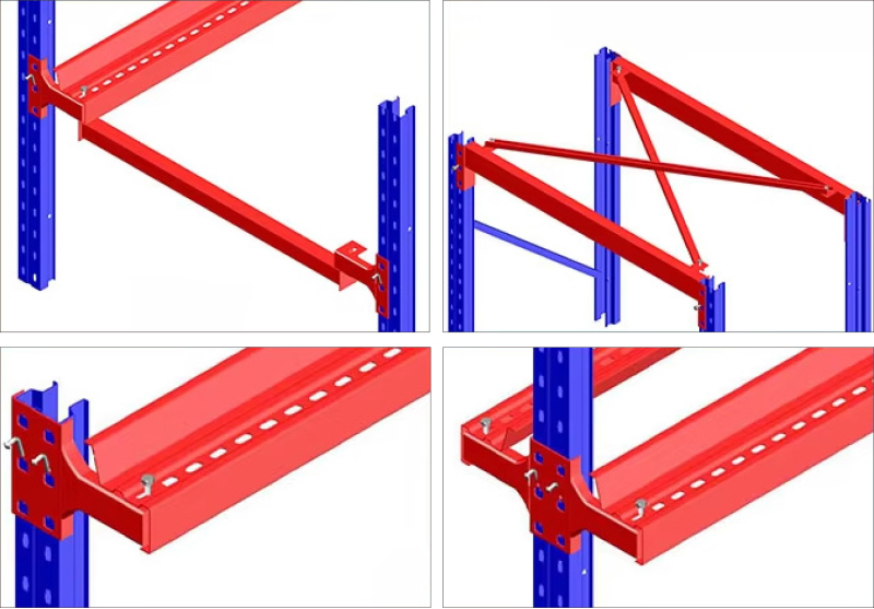 Drive in Rack Heavy Duty Pallet Rack  Drive  Through Racking