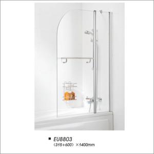 China European Style Glass Bath Screen With Pivot Door Modern CE CCC Certification wholesale