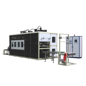 China 4 Station Disposable Plastic Flower Pot Thermoforming Equipment wholesale