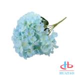 PE Artificial Hydrangea Flowers For Wedding / Parties Decoration