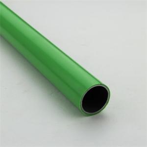 China Green Coated 4M Lean Tube JY-4000YL-P SPCC Polyethylene Coated Steel Pipe wholesale