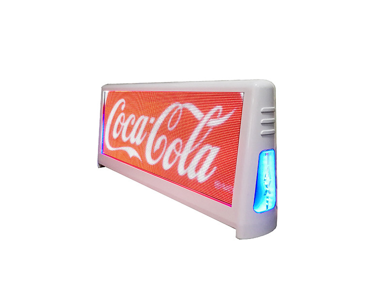 Outdoor P5 Taxi Top LED Display Integrated Aluminum Casting Mold Car Roof Billboard