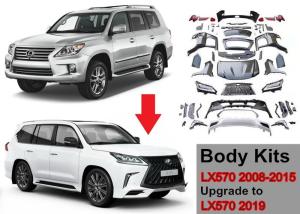 China Black Lexus Body Kits Facelift For LX570 2008 - 2015 , Upgrade To LX570 2019 wholesale