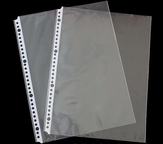 30 holes A4 PP L corner clear Sheet Protector Page Protector for office documents