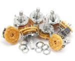 4 Pole 5 Position Rotary Switch RS25-1-12 Shaft 500V 50-60Hz 1minute Rotary