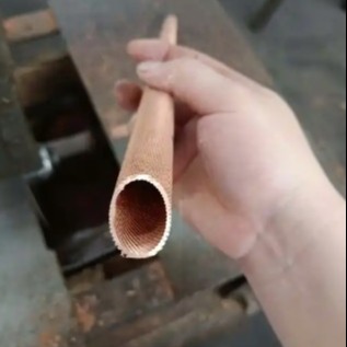DELLOK copper tube air cooled aluminum fin evaporator coil or extruded copper