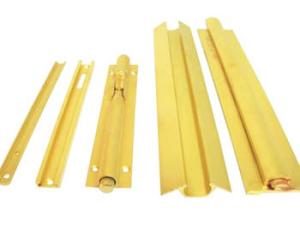 China OEM design solid lock cylinder bolt brass extrusion profile section wholesale