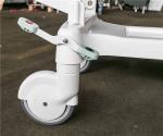 Hospital Manual Patient Transfer Stretcher Height Adjustable IV Pole Oxygen
