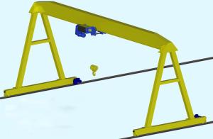 China Electric Single Girder Gantry Lifting Equipment 20 Ton With European Design wholesale