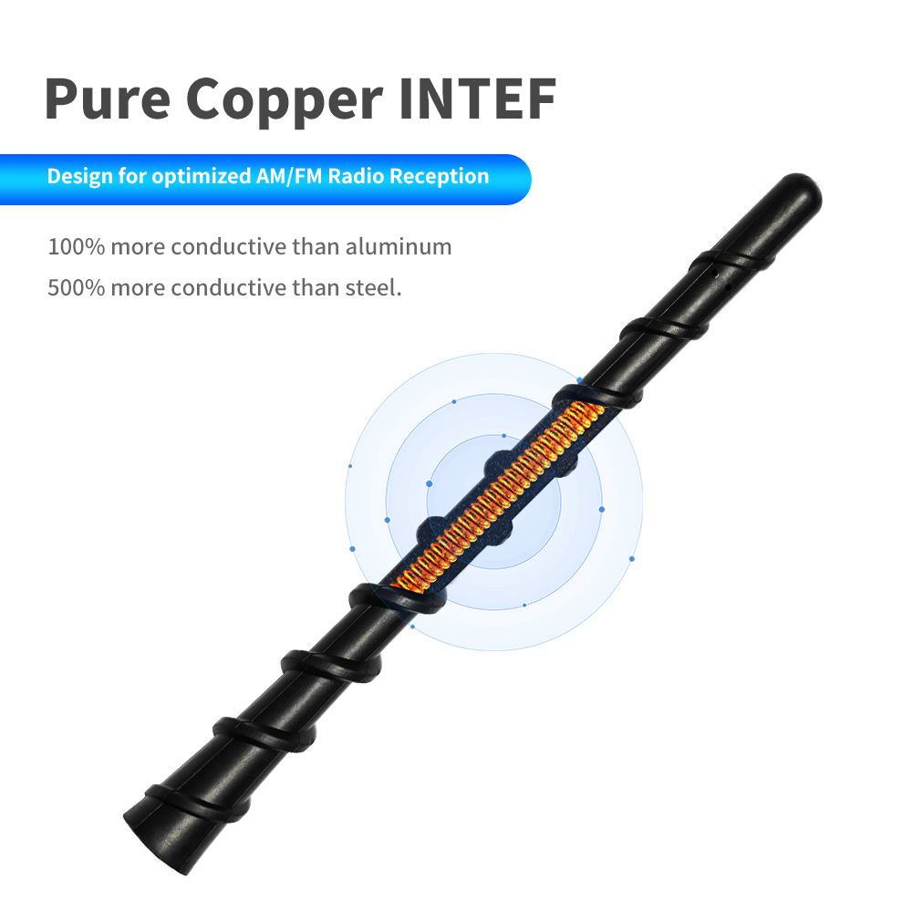 136-174mhz Universal Transmitter Mobile Digital Amateur Loop Dipole Ham AM FM Car Auto Radio Antenna