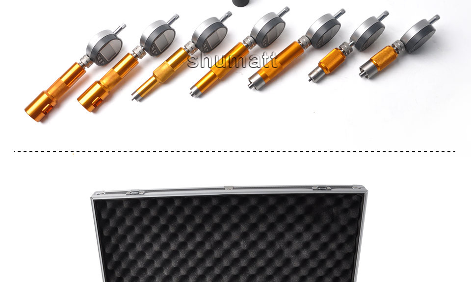 Universal Measuring Guage with 7 micrometer Common Rail Tools CRT236 for diesel fuel engine