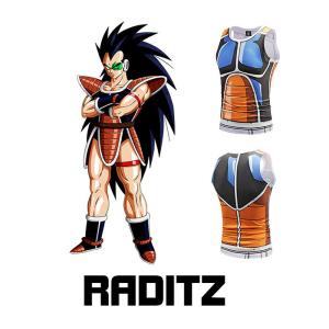 China Manga Dragon Ball Raditz Custom Anime T Shirts With Printing Anti Wrinkle wholesale