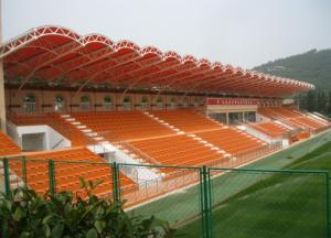 China Q355B / Q235B Customized Steel Space Frame Structure Building Sport Stand wholesale