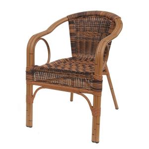 China Waterproof Rattan Wicker Chairs Antique Patio Arm Chairs wholesale