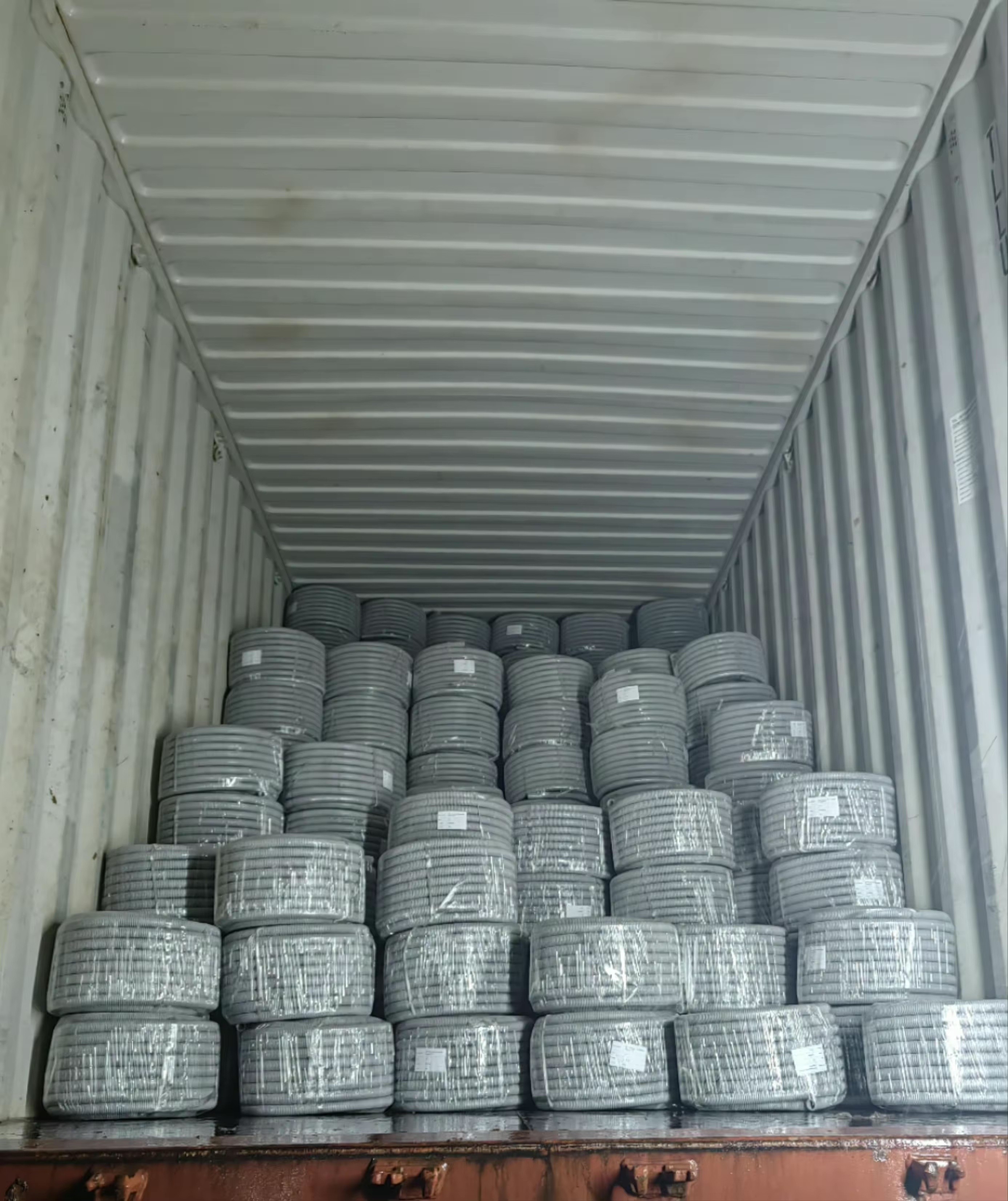 Flexible PVC Non-metallic Electrical Wire Conduit Pipe 1/2" to 1" OEM Thread Connection