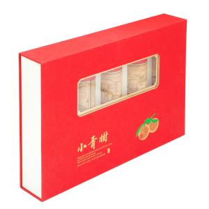 China Exquisite Tea Packaging Box Customized High End Magnetic Flip Box wholesale