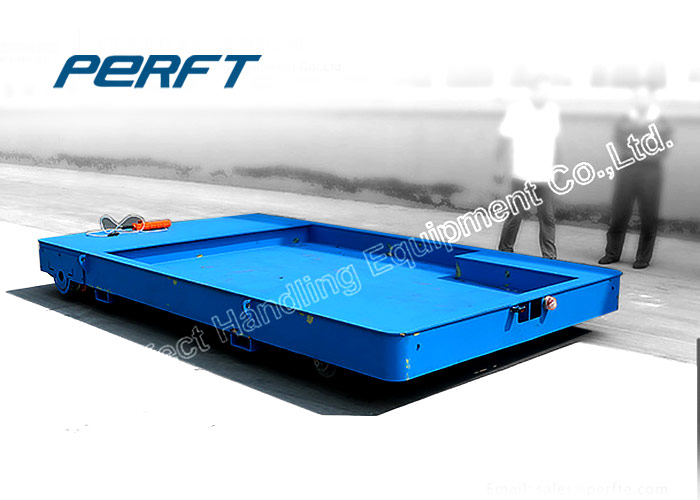 30t Flat bed industry material handling electric trackless transfer car with Remote and Hand wireless control