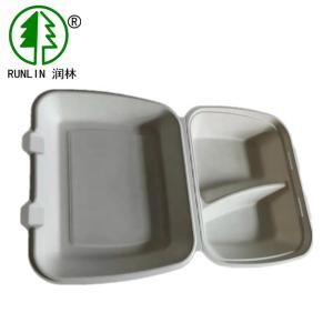 China 40g Bagasse Clamshell Box wholesale