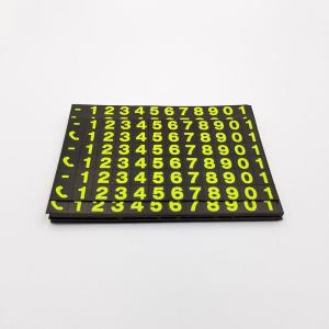 China 10x7cm Removable Isotropy Fridge Magnetic Numbers wholesale