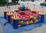 Colourful circus big inflatable maze sport game outdoor inflatable sport games