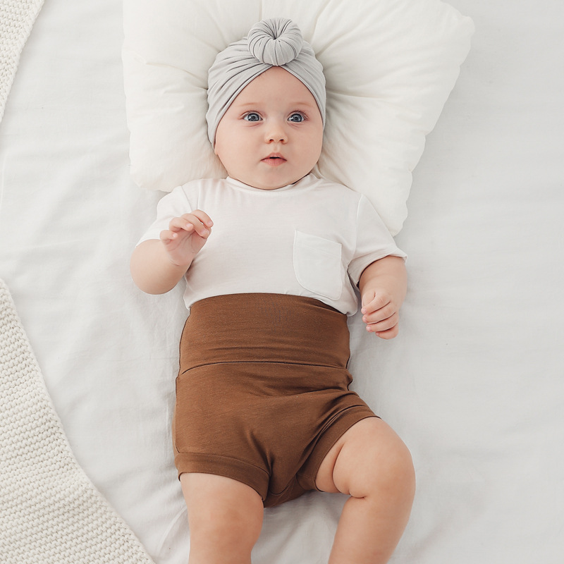 In Stock Summer Baby Short pants bamboo spandex baby infant short pants