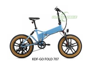 China Customized 36v Electric Folding Bicycle , Folding Electric Bike For Commuters wholesale