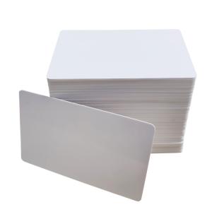 China White Glossy 0.38mm Thickness PVC ID Card wholesale