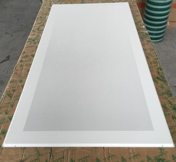 Perforated Aluminum / Metal Soundproof Ceiling Panels , Fire Resistant Ceiling