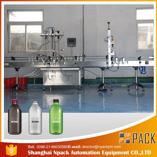 Mechanical Automatic Cosmetic Filling Machine 304 Stainless Steel Structure