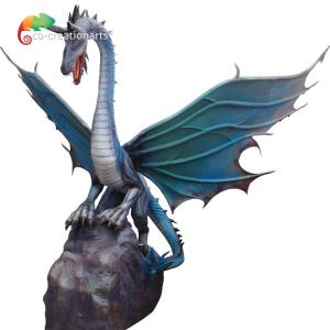 China Waterproof Lifelike Dragon In Theme Park Attraction wholesale
