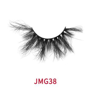 China Soft Dramatic 9 Layers Fluffy Mink Lashes 100% Real Handmade wholesale