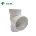 Pn16 Pressure Rating Round Head Code PVC Pipe Fitting for Water Drainage in