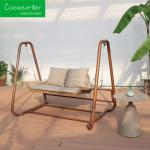 Outdoor Patio Swing Chair Leisure Hotel Double Patented Garden Waterproof Rattan