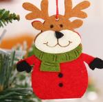 Felt Christmas Ornament Crafts , Christmas Tree Decorations Wall / Door Hanging