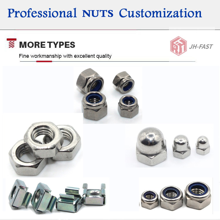 Non-Metallic Insert DIN985 Hex Head Nuts The Top Choice for Metric Measurement System
