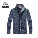 Autumn Thicken Plus Polyester Black Thick Velvet Sweater Utility Male Clothing