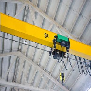 China Lifting machine electric ５ ton single beam overhead crane wholesale