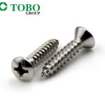 316 Stainless Steel Tapping Screws Cross Recessed Raised Countersunk DIN7983