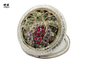 China Multi - Fuction Retro Small Compact Mirror Antique Color 105g Weight wholesale