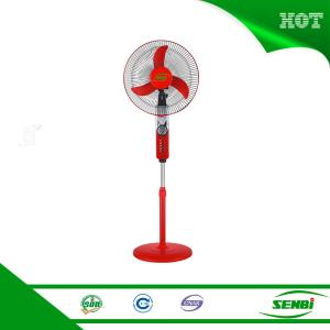 China Plastic 3 Speed Solar Stand Fan , Dc 12v Quiet Outdoor Standing Fans wholesale